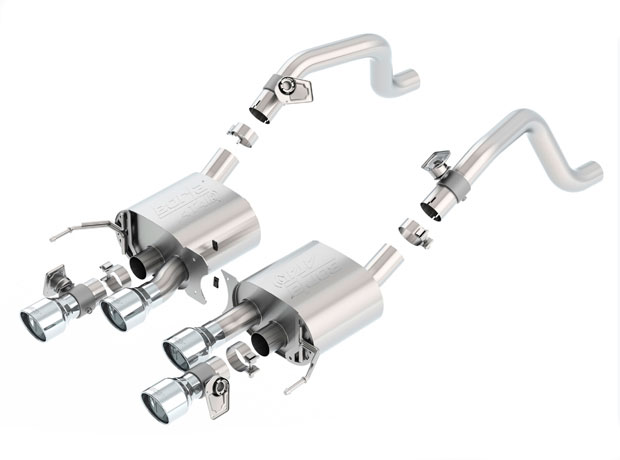 Borla 11875 | Chevrolet Corvette ATAK Axle-Back Section Exhaust, Stingray V8 6.2; 2014-2019