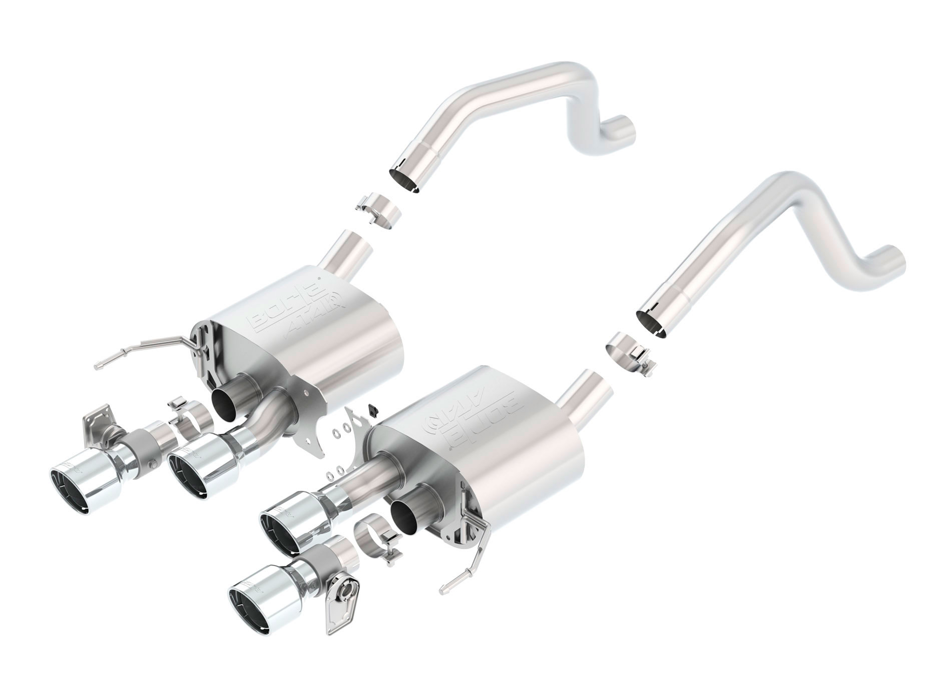 Borla 11903 | Chevrolet Corvette ATAK Axle-Back Section Exhaust, Z06 V8 6.2; 2015-2019