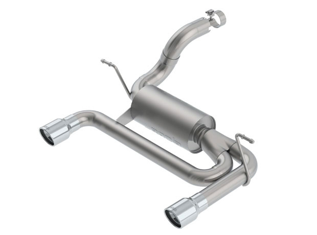 Borla 11957 | Jeep Wrangler JL/ JLU Axle-Back Exhaust ATAK with Polished Tips; 2018-2024