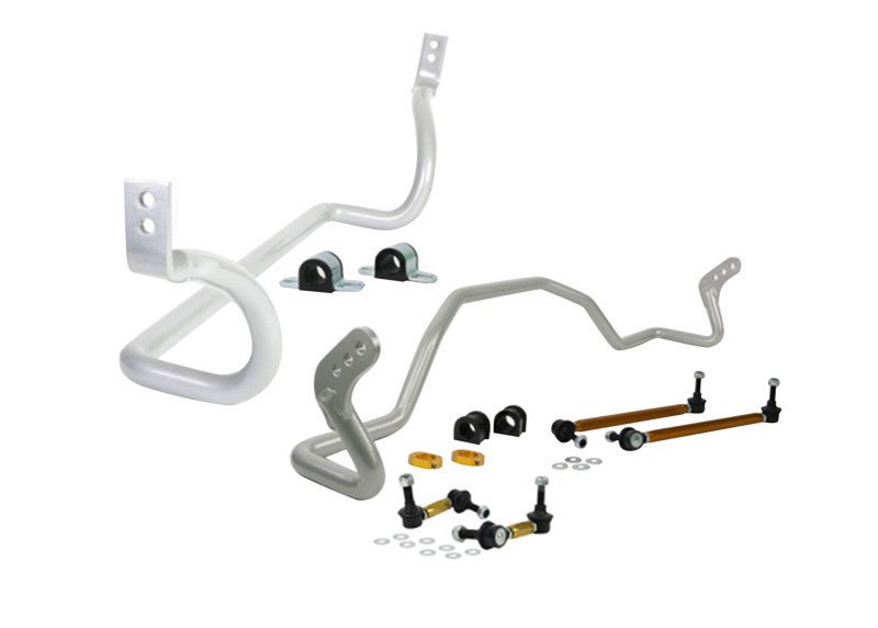 Whiteline bmk008 | 09-15 Mitsubishi Lancer Ralliart Front & Rear Sway Bar Kit; 2009-2015