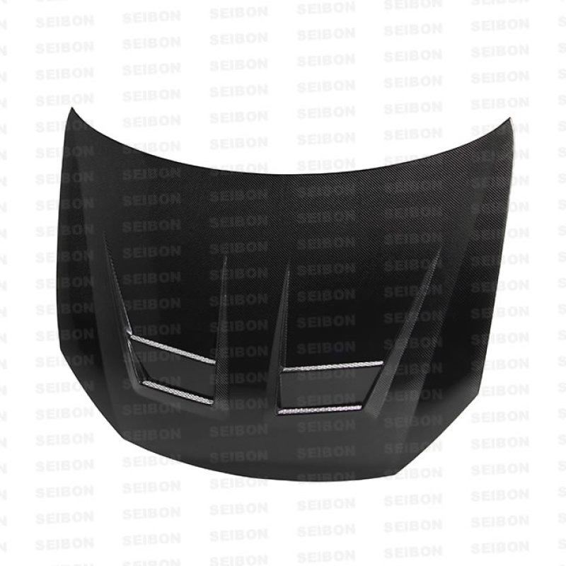 Seibon HD1011VWGTIB-DV | Carbon Fiber Dv Style Hood Volkswagen Golf Gti (5k Or Mk6) (Shaved Emblem); 2010-2014