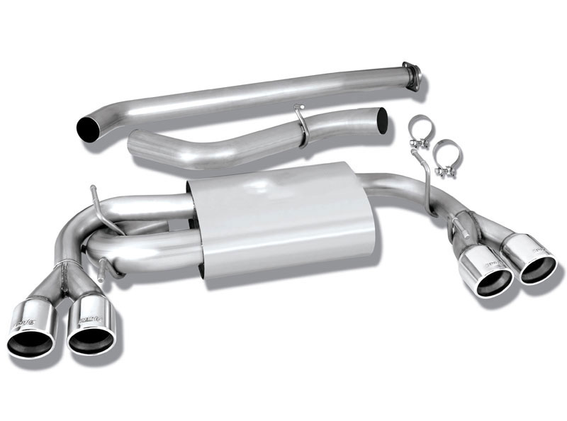 Borla 140312 | SUBARU Impreza WRX STI 2.5L / WRX 4DR HATCHBACK Stainless Steel Cat-Back System; 2008-2012