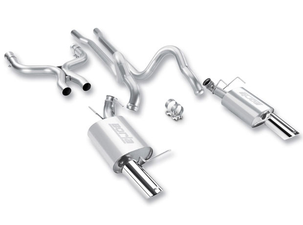 Borla 140372 | Mustang GT ATAK Full Cat-Back w/ Xpipe V8; 2011-2012