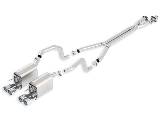 Borla 140414 | Chevrolet CORVETTE C6 and Grand Sport Stainless Steel Cat-Back System ATAK; 2009-2011