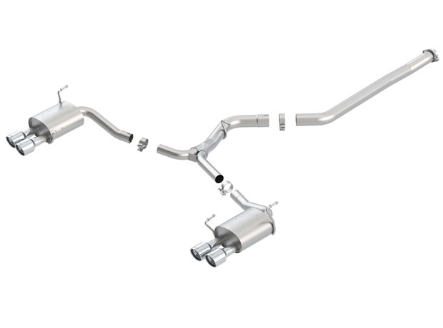 Borla 140418 | Subaru WRX Stainless Steel Cat-Back System; 2011-2014