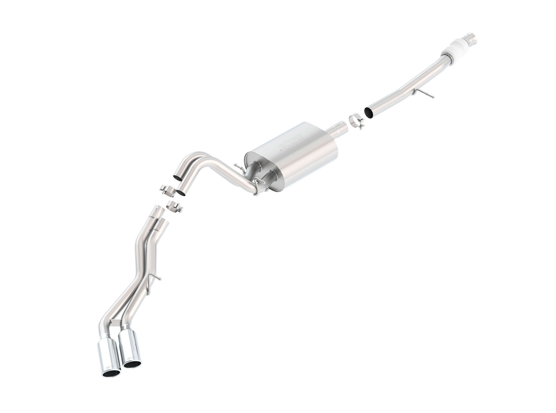 Borla 140558 | Chevrolet Suburban 1500 Touring Cat-Back Exhaust System, LS, LT, LTZ V8 5.3; 2015-2016