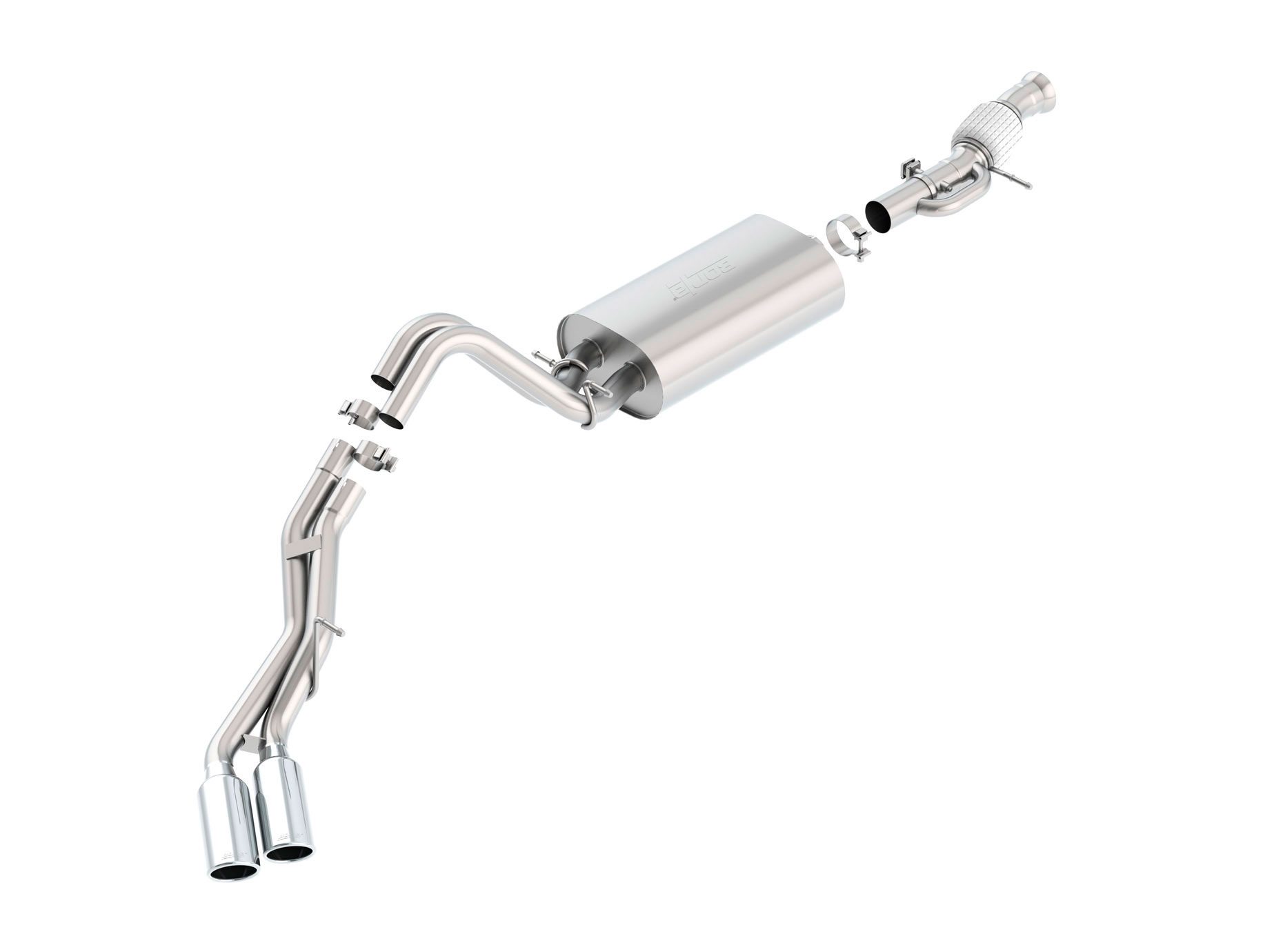 Borla 140559 | Cadillac Escalade Touring Cat-Back Exhaust System, V8 6.2; 2015-2016