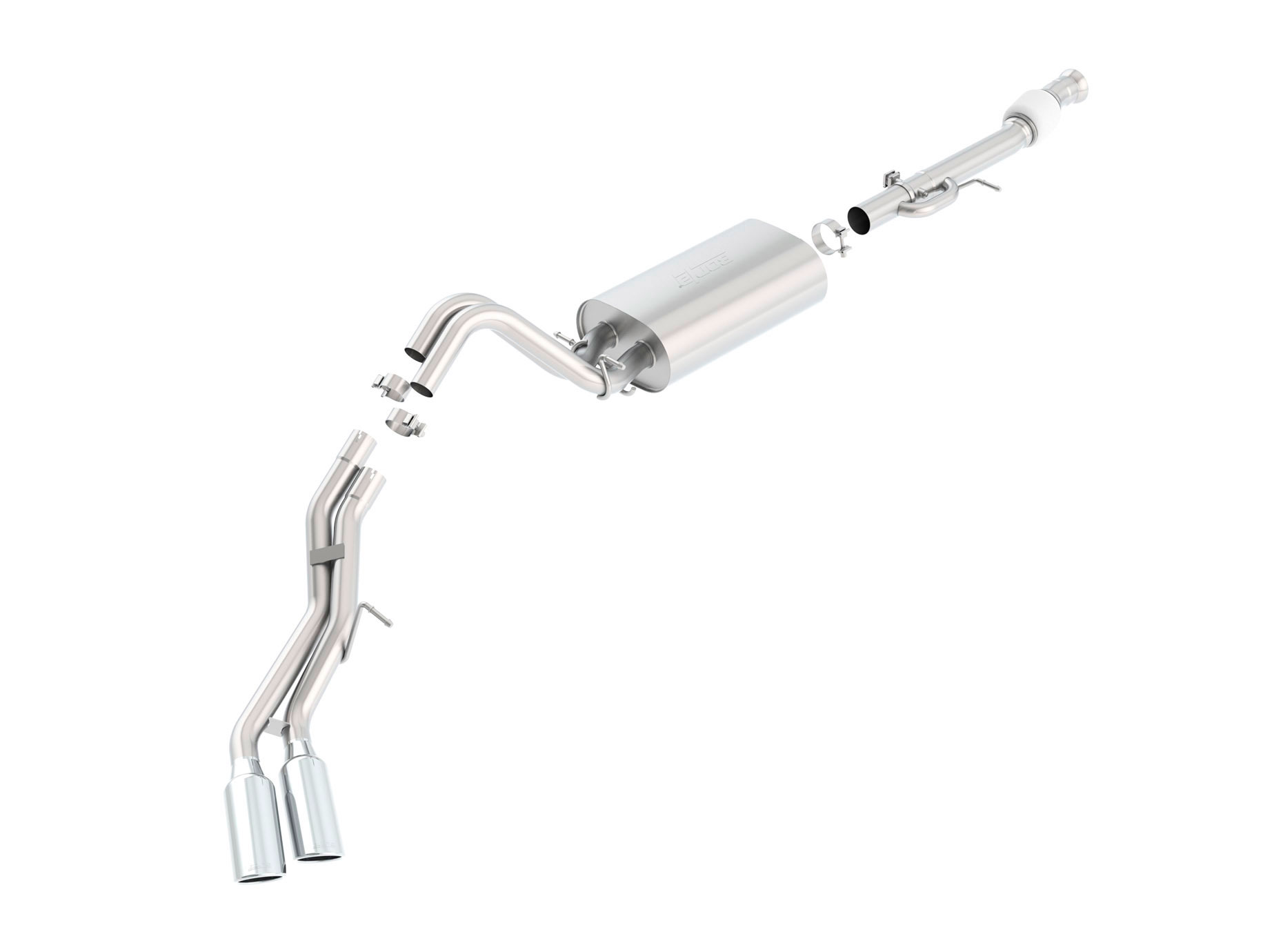 Borla 140560 | Cadillac Escalade ESV Touring Cat-Back Exhaust System, V8 6.2; 2015-2019