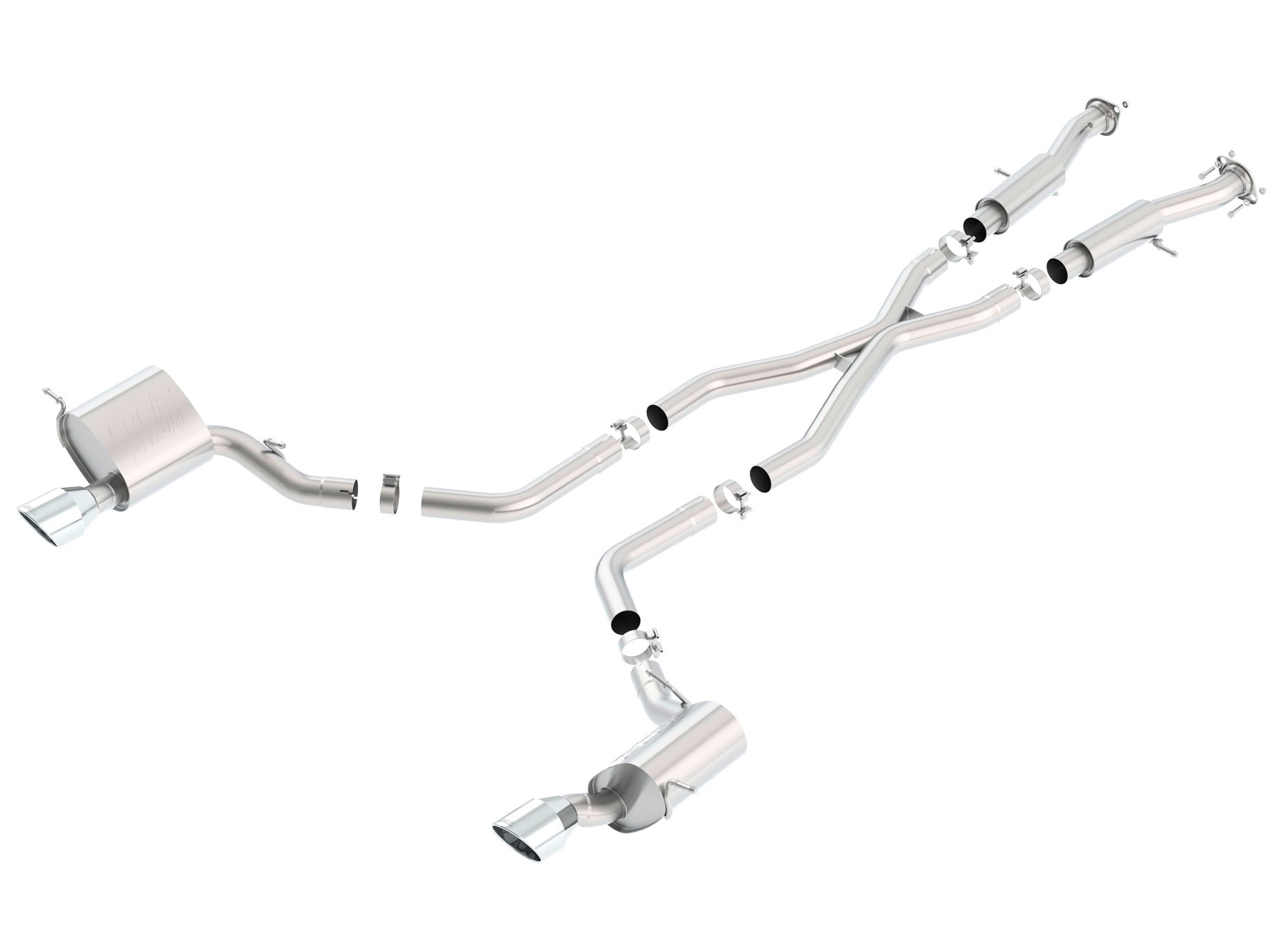 Borla 140633 | Jeep Grand Cherokee ATAK Cat-Back Exhaust System, SRT V8 6.4; 2015-2019