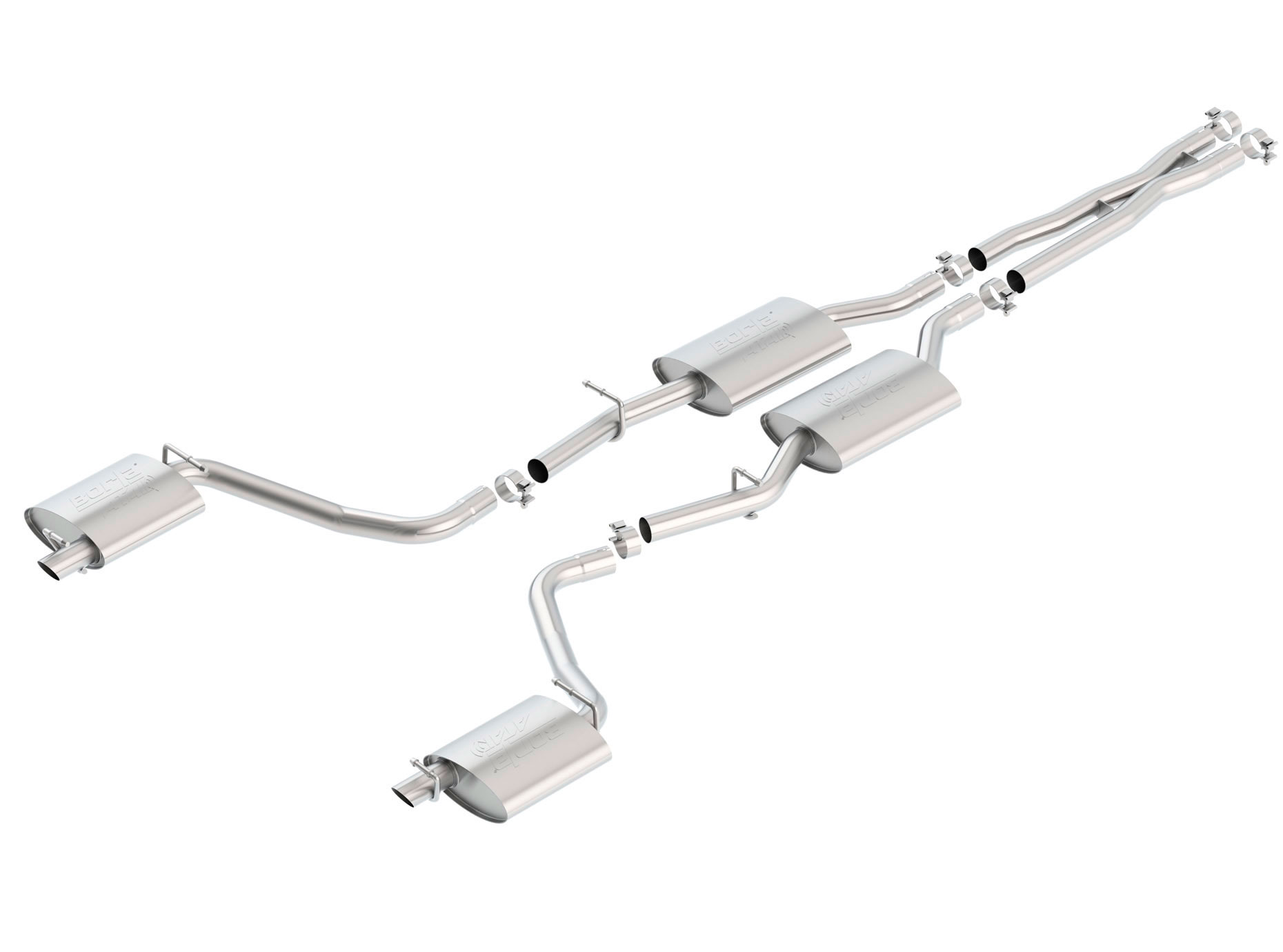 Borla 140650 | Dodge Challenger ATAK Cat-Back Exhaust System, SXT, SXT Plus V6 3.6; 2015-2020