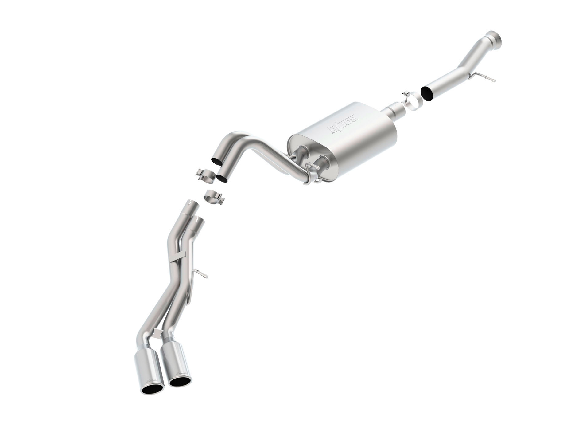 Borla 140652 | GMC Yukon S-Type Cat-Back Exhaust System, Denali V8 6.2; 2015-2017