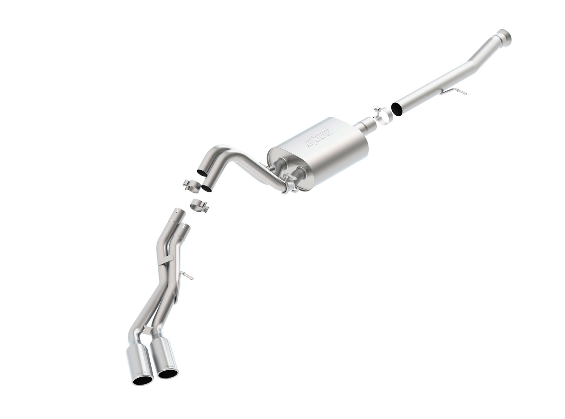 Borla 140653 | Cadillac Escalade ESV S-Type Cat-Back Exhaust System, V8 6.2; 2015-2016