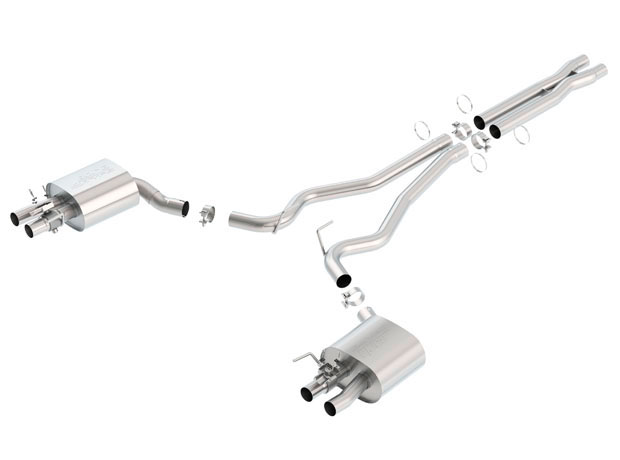 Borla 140684 | Ford Mustang Multicore Cat-Back Exhaust System, Shelby GT350 V8 5.2; 2015-2016