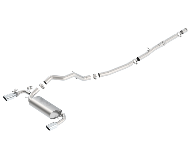 Borla 140730 | Ford Focus RS Cat-Back Exhaust ATAK; 2016-2018