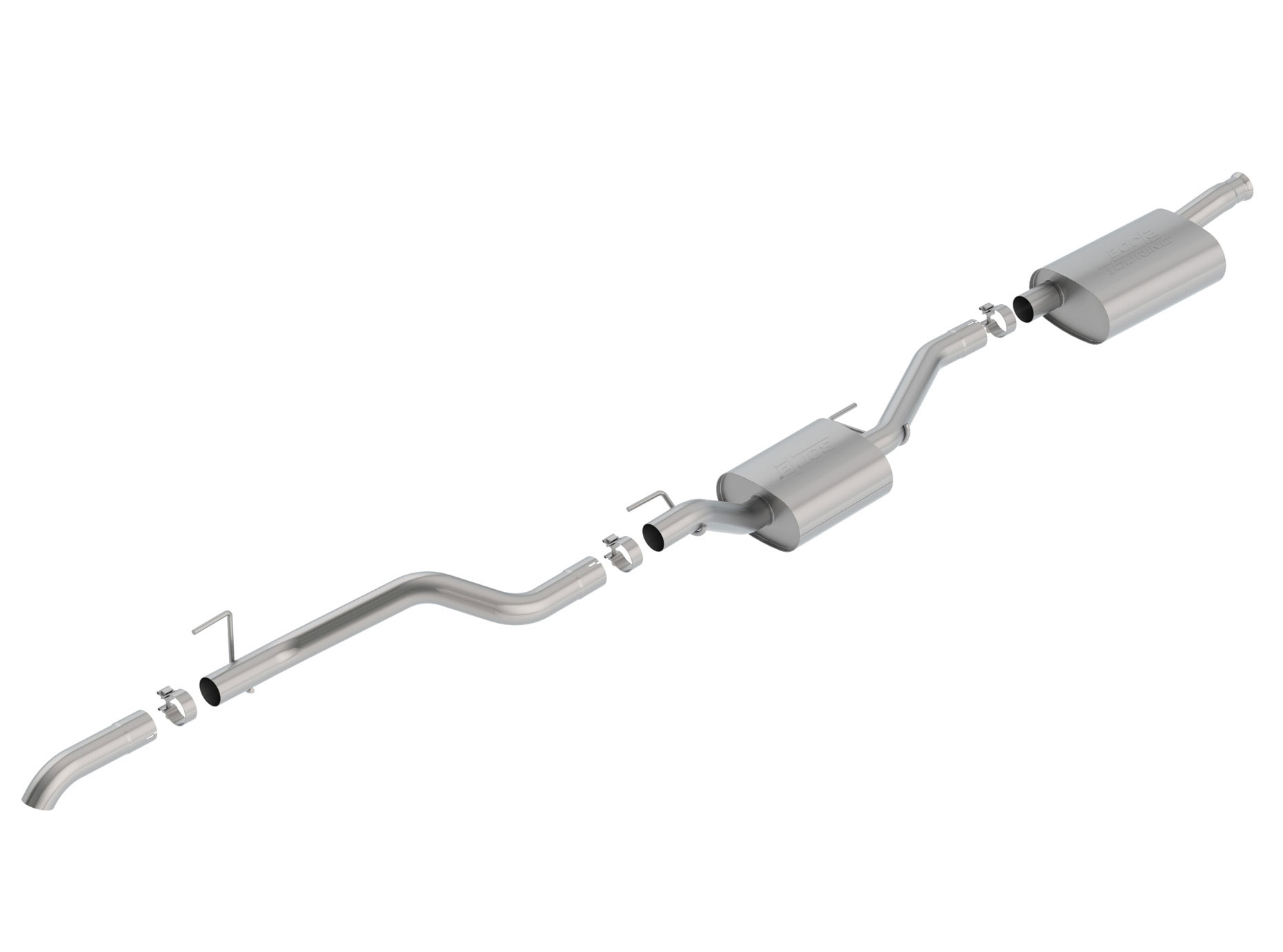 Borla 140808 | Jeep Gladiator Cat-Back Exhaust Touring; 2020-2024