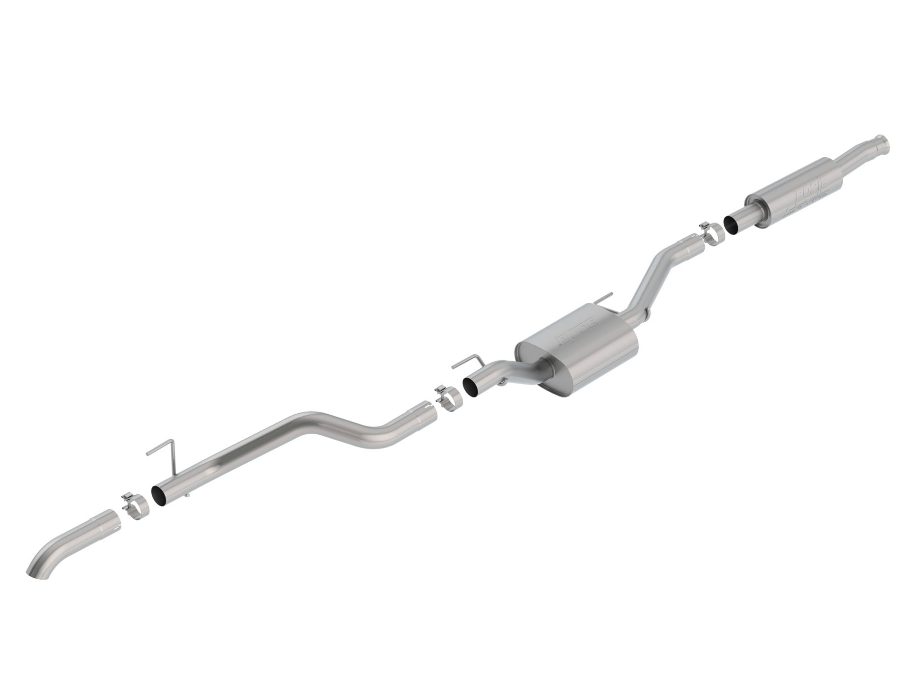 Borla 140809 | Jeep Gladiator S-Type Cat-Back Exhaust System; 2020-2024