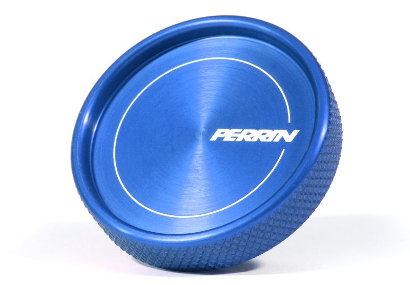 Perrin Performance pspeng711bl | Perrin 02-21 Subaru WRX / 2022 BRZ & GR86 / 04-21 STI / 00-18 Forester XT Oil Fill Cap - Blue; 2002-2021