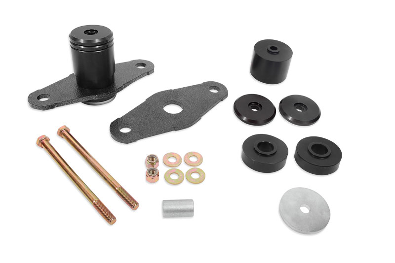 BMR Suspension mm111 | BMR 11-18 Dodge Challenger Motor Mount Solid Bushing Upgrade Kit - Black Anodized; 2011-2018