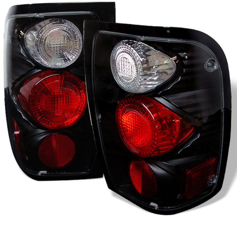 SPYDER 5003805 | Spyder Ford Ranger Altezza Tail Lights - Black - (ALT-YD-FR98-BK); 1998-2000