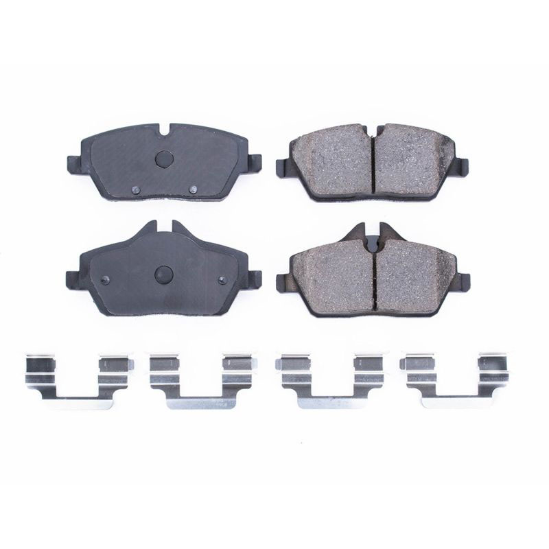 PowerStop 171308 | Power Stop 07-19 Mini Cooper Front Z17 Evolution Ceramic Brake Pads w/Hardware; 2007-2019