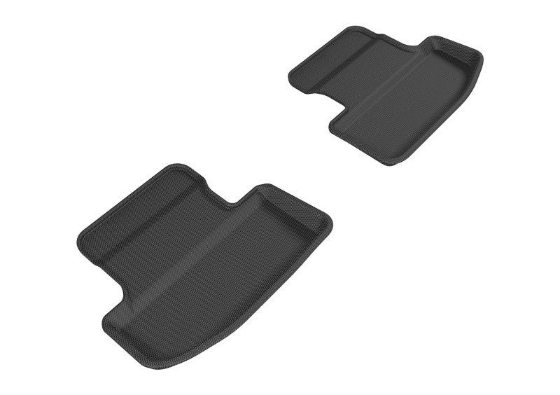 3D Maxpider l1fr08521509 | 3D MAXpider 2015-2020 Ford Mustang Kagu 2nd Row Floormats - Black; 2015-2020