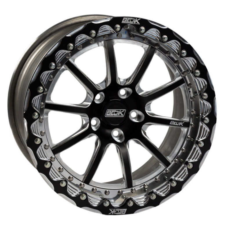 Belak Wheels 15105120s46bssbl | Belak 15x10 / 7in BS / 5x120 BP / High Pad / Series 4 Wheel - Single Beadlock