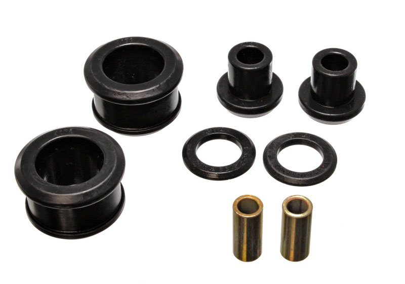 Energy Suspension 7.1108g | 90-96 Nissan 300ZX Black Rear Differential Carrier Bushing Set (Must reuse all met; 1990-1996