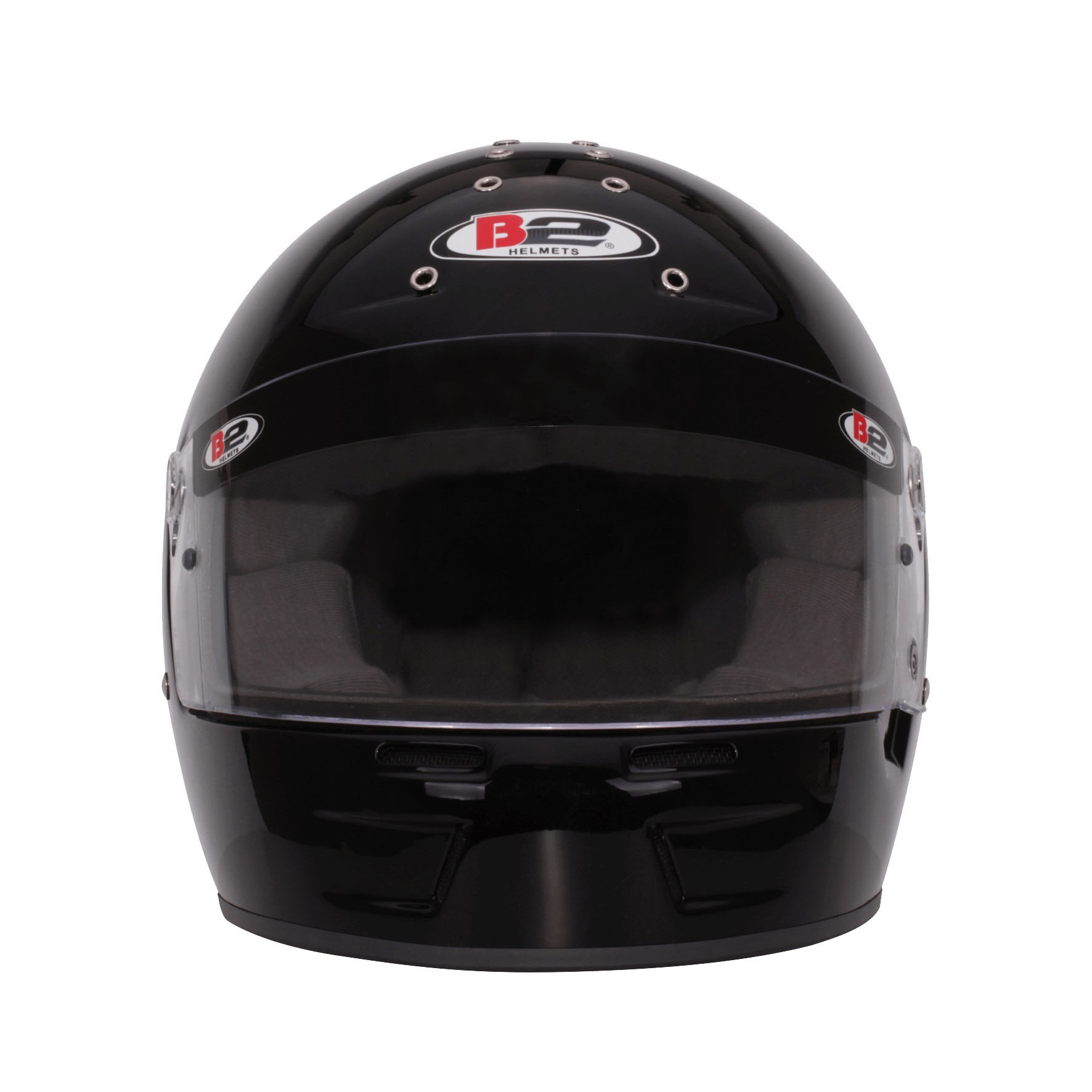 B2 Helmets 1549a12 | B2 HELMETS Helmet Vision Metallic Black 58-59 Medium SA20