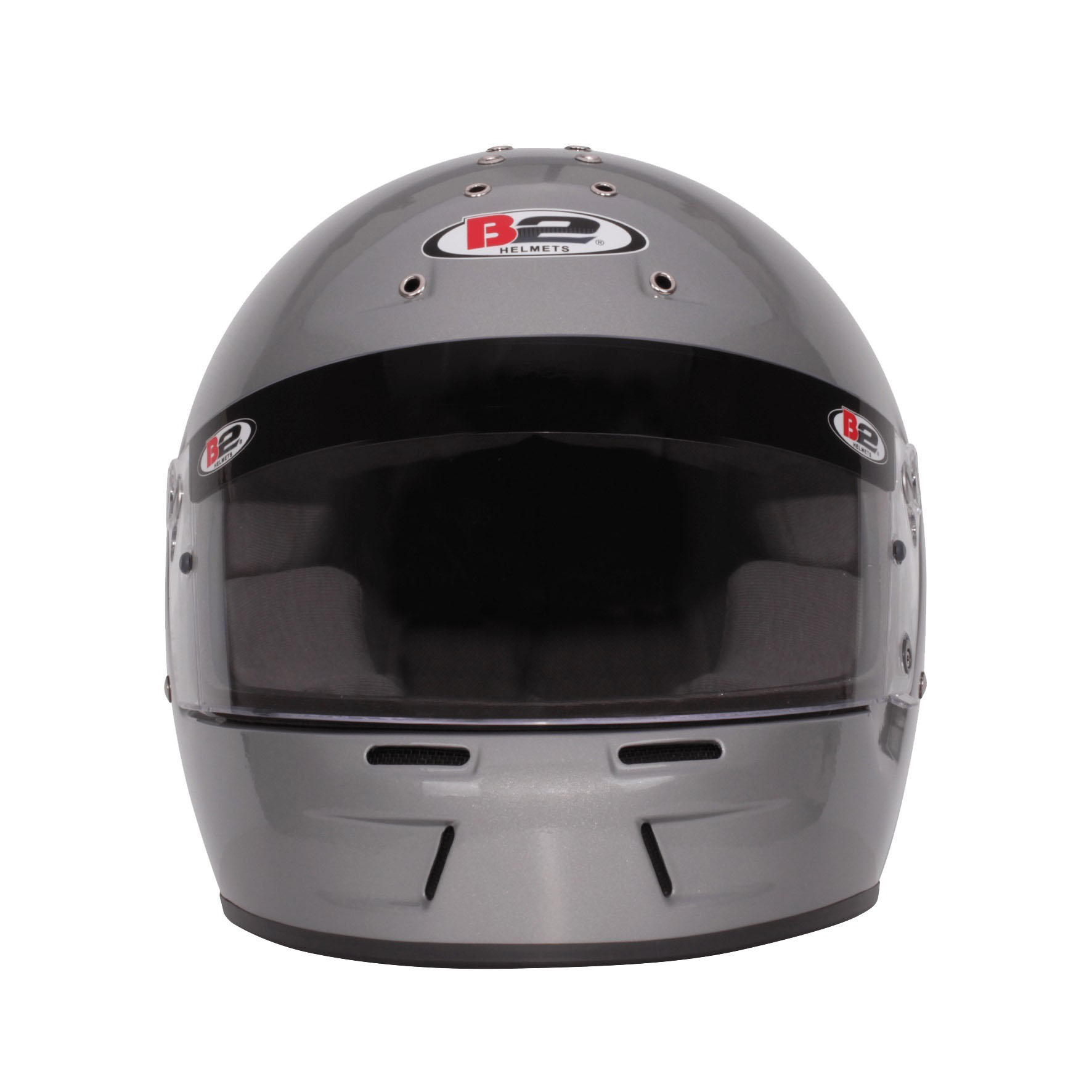 B2 Helmets 1549a22 | B2 HELMETS Helmet Vision Metallic Silver 58-59 Medium SA20