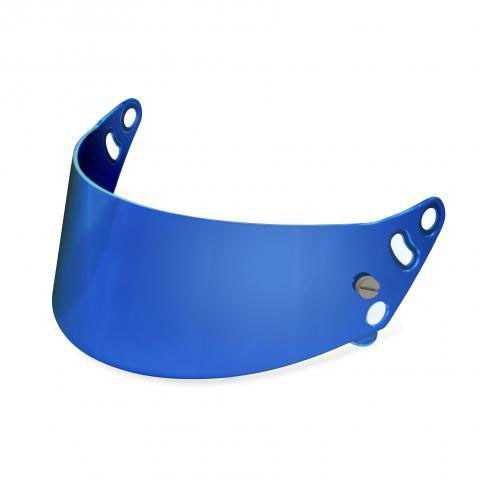 B2 Helmets 2010284 | B2 HELMETS Shield V1 Apex Blue Mirror 3mm