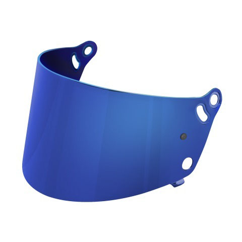 B2 Helmets 2010485 | B2 HELMETS Shield V4 Vision Blue Mirror 3mm