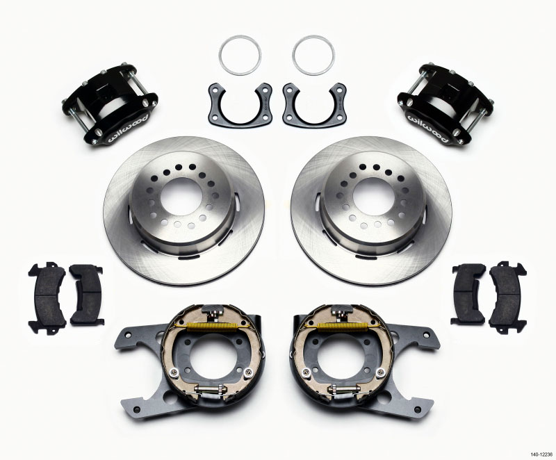 Wilwood 140-12236 | D154 P/S Park Brake Kit New Big Ford 2.50in Off Staggerd Mount