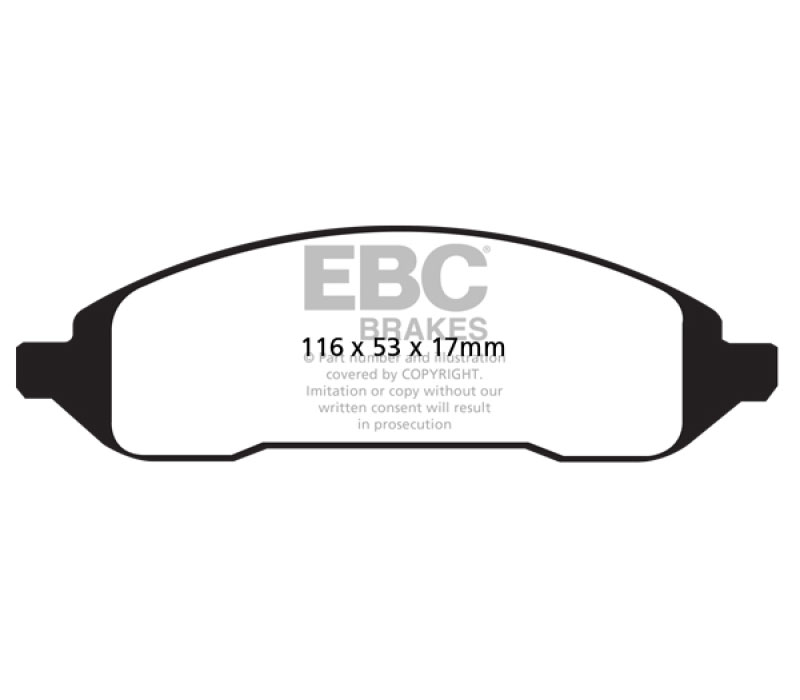 EBC dp61694 | 04-07 Ford Freestar 3.9 Greenstuff Rear Brake Pads; 2004-2007