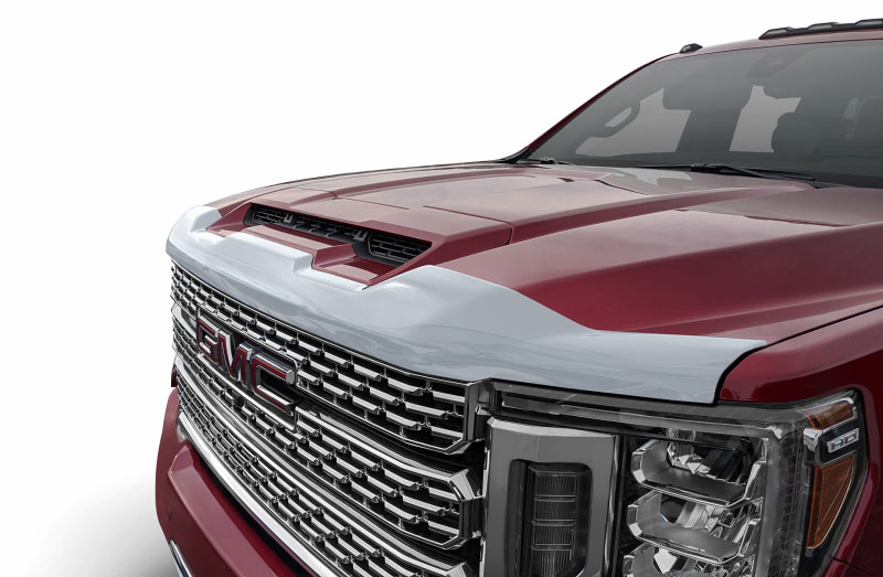 AVS 622185 | 2020 GMC Sierra 2500 Aeroskin Low Profile Hood Shield - Chrome; 2020-2022