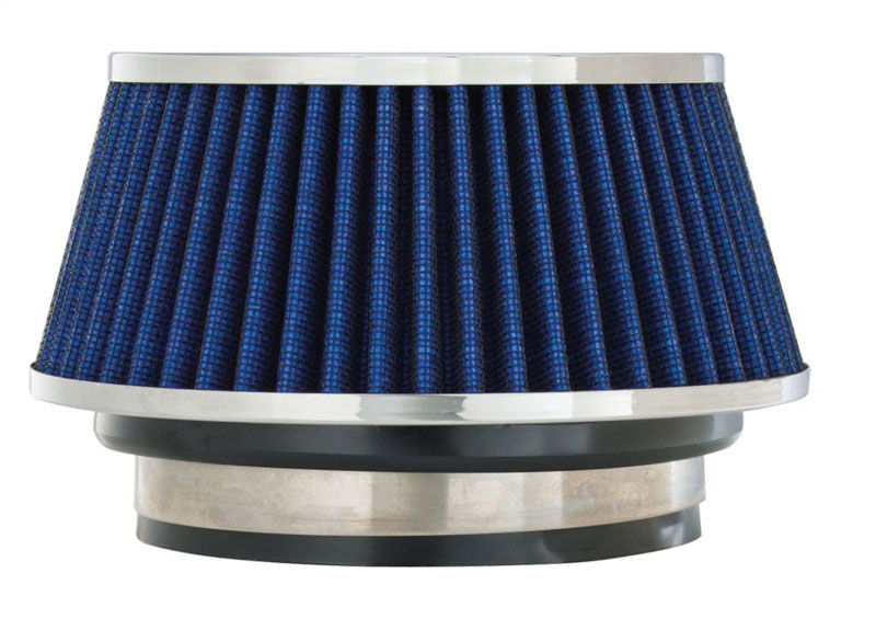 Spectre 8166 | Adjustable Conical Air Filter 2-1/2in. Tall (Fits 3in. / 3-1/2in. / 4in. Tubes) - Blue