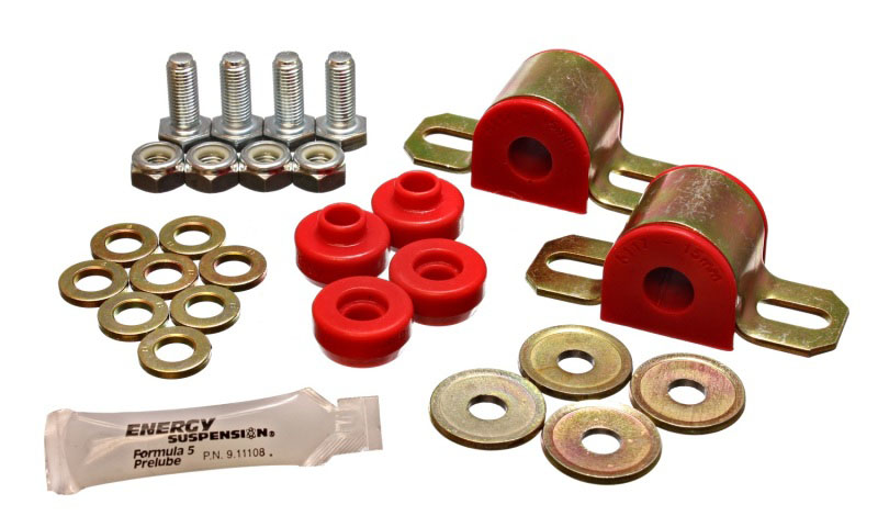 Energy Suspension 7.5116r | 91-94-Nissan Sentra/NX1600/2000 Red 15mm Rear Sway Bar Frame Bushings (Sway bar en; 1991-1994