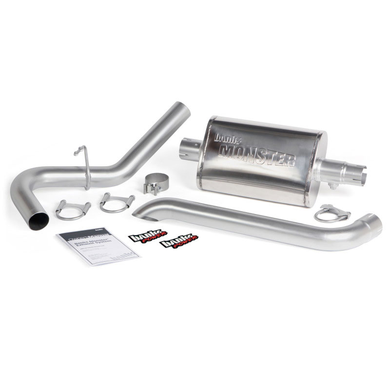 Banks Power 51360 | 87-01 Jeep 4.0L Cherokee Monster Exhaust System; 1987-2001