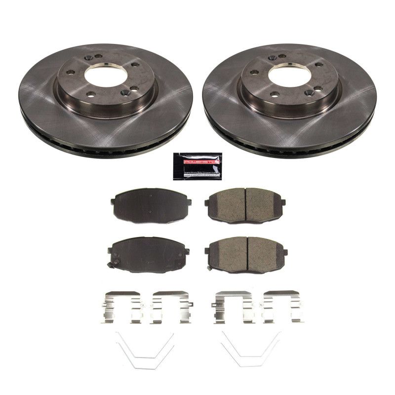 PowerStop koe8749 | Power Stop 19-22 Kia Forte Front Autospecialty Brake Kit; 2022-2022