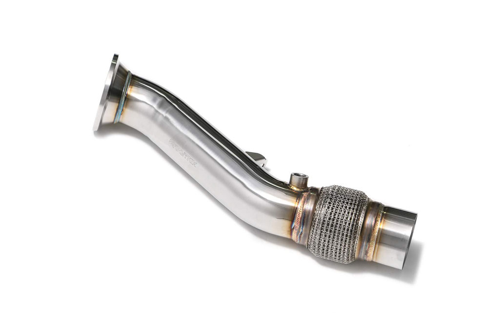 Armytrix B48B20-CD | ARMYTRIX Sport Cat Downpipe w/200 CPSI Catalytic Converter BMW G30/G31 530i B48; 2016-2020