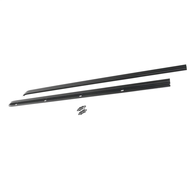 Rampage 901001 | 1976-1983 Jeep CJ5 Windshield Channel - Black; 1976-1983