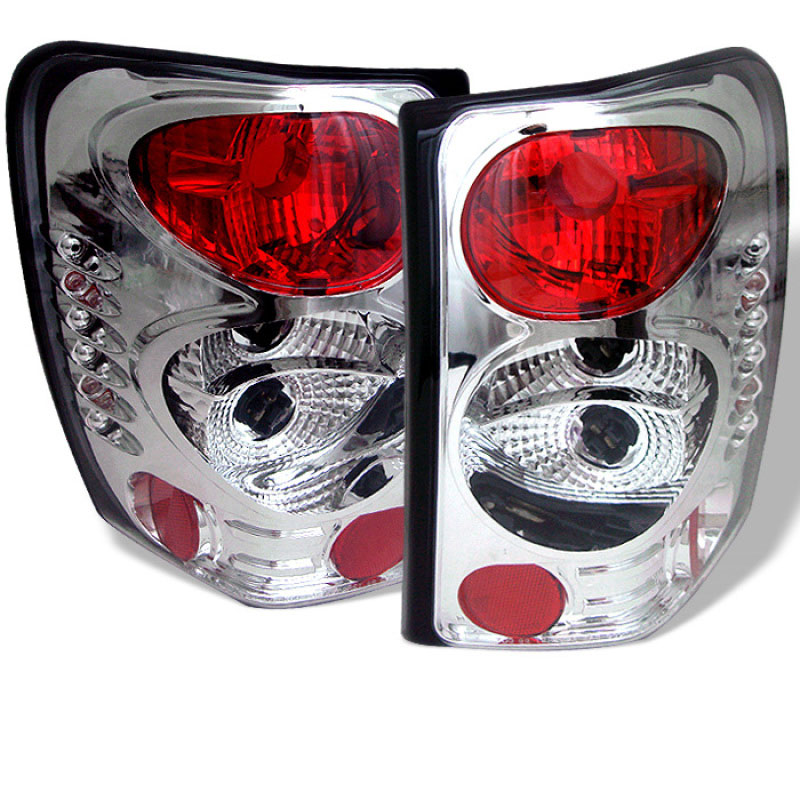 SPYDER 5005632 | Spyder Jeep Grand Cherokee Altezza Tail Lights - Chrome - (ALT-YD-JGC99-C); 1999-2004