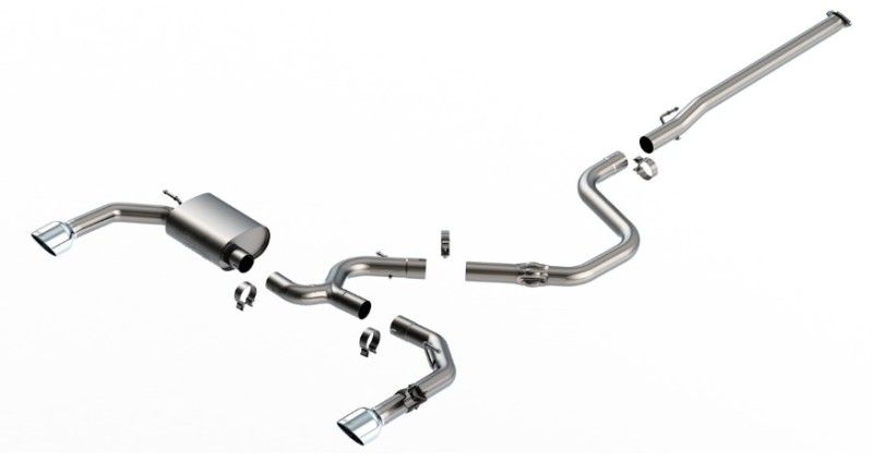 Borla 140925 | 22-23 Hyundai Elantra N 2.0L 4 CYL. Turbo AT/MT ATAK Catback Exhaust Bright Chrome; 2022-2023