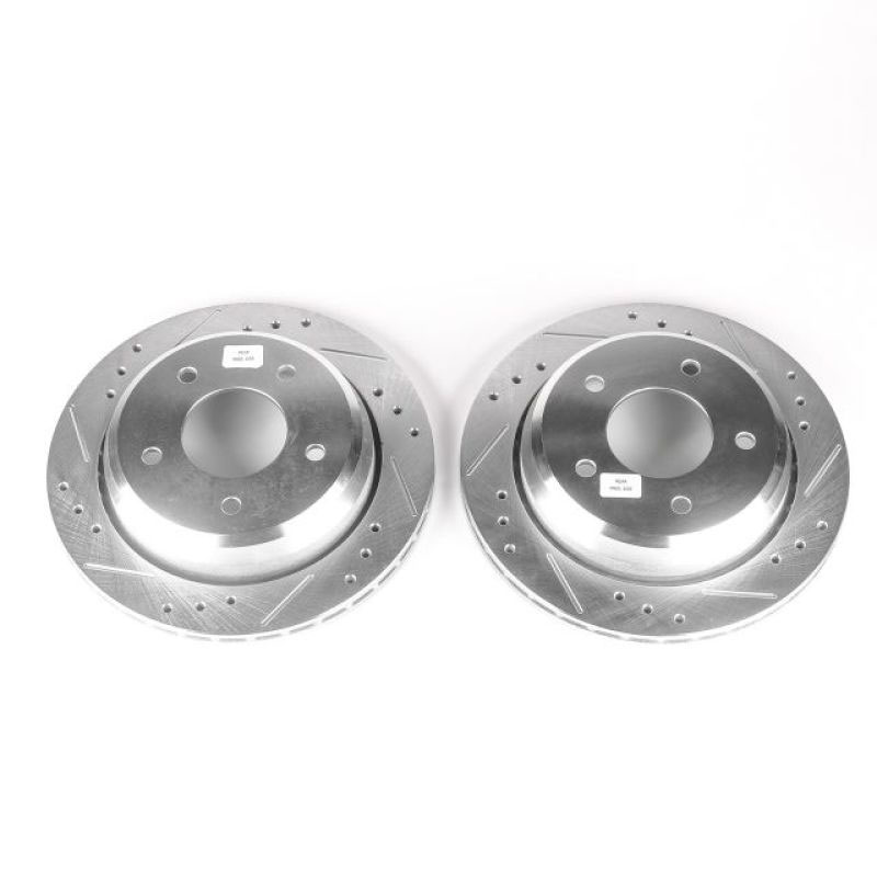 PowerStop ar8253xpr | Power Stop 94-96 Chevrolet Caprice Rear Evolution Drilled & Slotted Rotors - Pair; 1994-1996