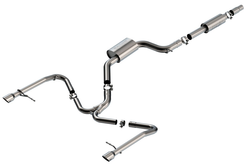 Borla 140850sb | 19-21 VW GLI 2.0L S-Type 3.5in x 5.5in Tip Cat-Back Exhaust; 2019-2022