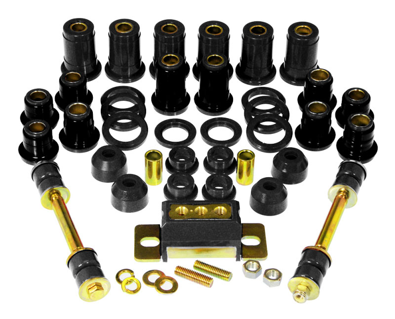 Prothane 7-2032-BL | 59-64 Chevy Full Size Total Kit - Black; 1959-1964