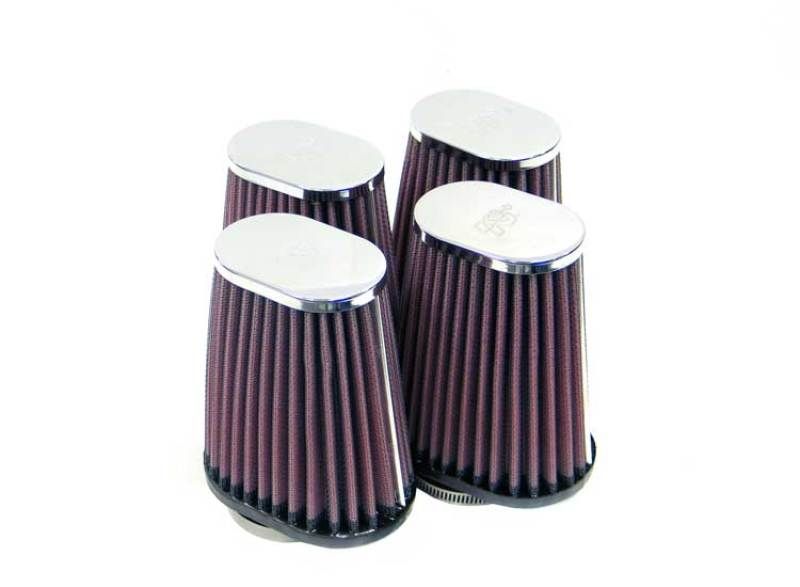 K&N Engineering rc2774 | K&N 2in FLG 4 X 2-3/4in B 2 X 3in T 5in L (4 PER BOX) Universal Clamp-On Air Filter