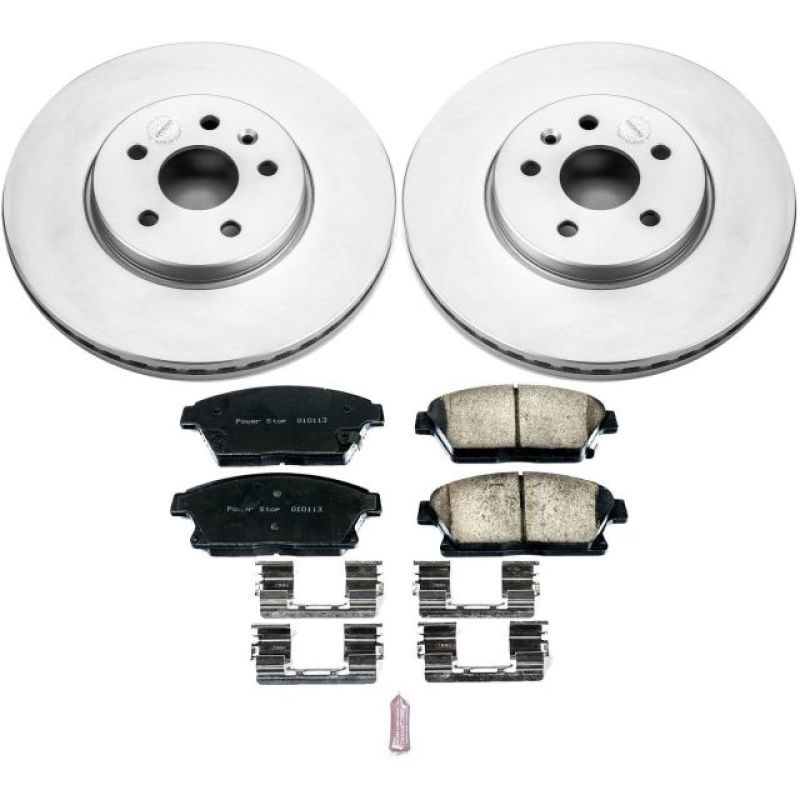 PowerStop crk6793 | Power Stop 13-18 Buick Encore Front Z17 Evolution Geomet Coated Brake Kit; 2013-2018