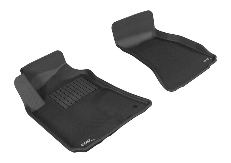 3D Maxpider l1dg01511509 | 3D MAXpider 2008-2010 Dodge Challenger Kagu 1st Row Floormat - Black; 2008-2010