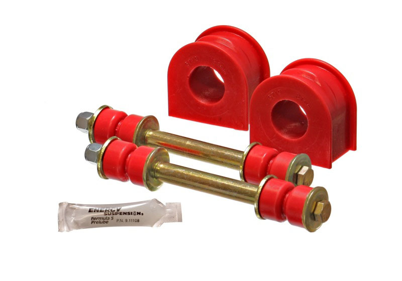 Energy Suspension 4.5188r | 99-04 Ford F150 Lightning 2WD 31mm Red Front Sway Bar Bushing Set (Inc E/Links); 1999-2004