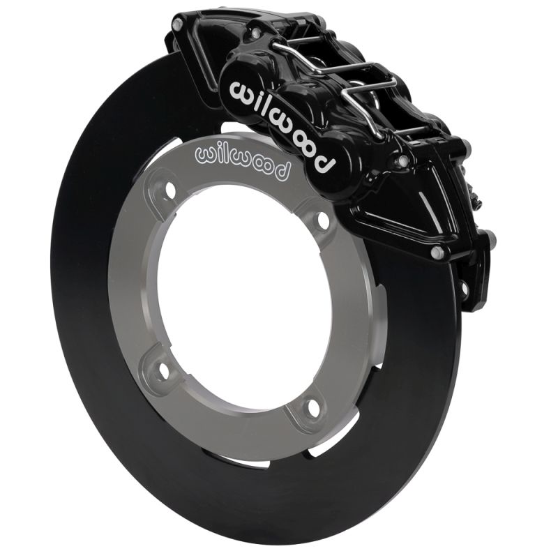 Wilwood 14016626 | 19-22 Honda Talon 1000 Black 6-Piston Front Kit 11.25in - Plain Face Steel Rotors; 2019-2022